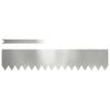 vidaXL Krawężnik do trawnika 20 szt. 100 x 0.05 x 20 cm Srebrny