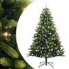 vidaXL Sztuczna Choinka Składana na Święta 300 LED zielony 240 cm