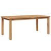 vidaXL Stolik kawowy Brązowy 110 x 55 x 45 cm Lite drewno teakowe