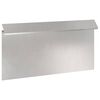 vidaXL Ogrodzenie ślimakowe 16 szt. 50 x 3,5 x 25 cm Stal nierdzewna
