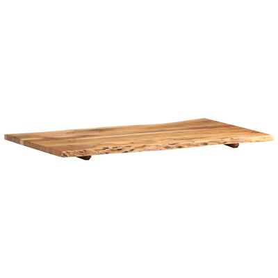 vidaXL Blat, lite drewno akacjowe, 100x(50-60)x2,5 cm