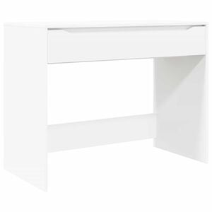 vidaXL Biurko z szufladą Biały 100 x 50 x 78 cm Drewno inżynieryjne