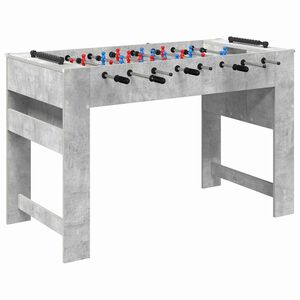 vidaXL St&oacute;ł do piłkarzyk&oacute;w Betonowy Szary 125 x 60,5 x 80 cm