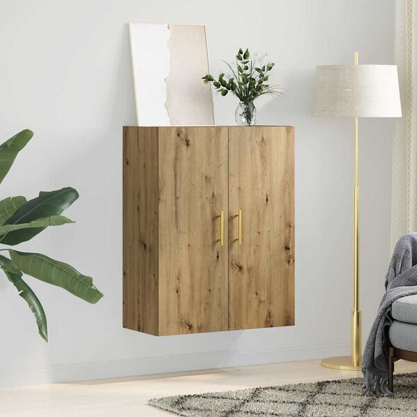 vidaXL Szafka ścienna Dąb rzemieślniczy 69,5 x 34 x 90 cm