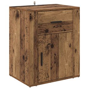 vidaXL Szafka Nocna Stare drewno 35 x 50 x 60 cm Drewno inżynieryjne