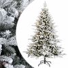 vidaXL Sztuczna choinka z zawiasami 120 cm 150 LED Ciepła biel