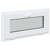 vidaXL Okno piwniczne RISOR 80 x 40 cm PVC i szkło