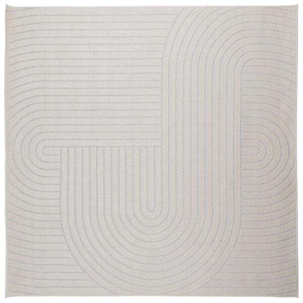 vidaXL Dywany pokojowe Kwadrat HUARTE Kremowy 240 x 240 cm Poliester