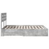 vidaXL Ramka ł&oacute;żka z szufladą Z zagł&oacute;wkiem Materiał drewnopochodny