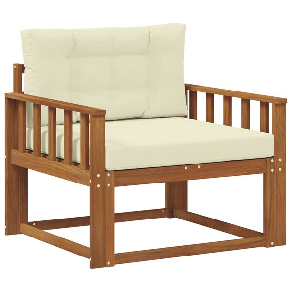 vidaXL Środkowa sofa ogrodowa Lite Drewno Akacji Naturalny