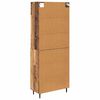 vidaXL Highboard Stare drewno 69,5 x 34 x 180 cm