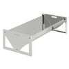 vidaXL Koryto do karmienia bydła Srebrny 108 x 50 x 28 cm
