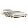 vidaXL Ramka ł&oacute;żka Brązowy 75 x 190 cm Lite drewno sosnowe