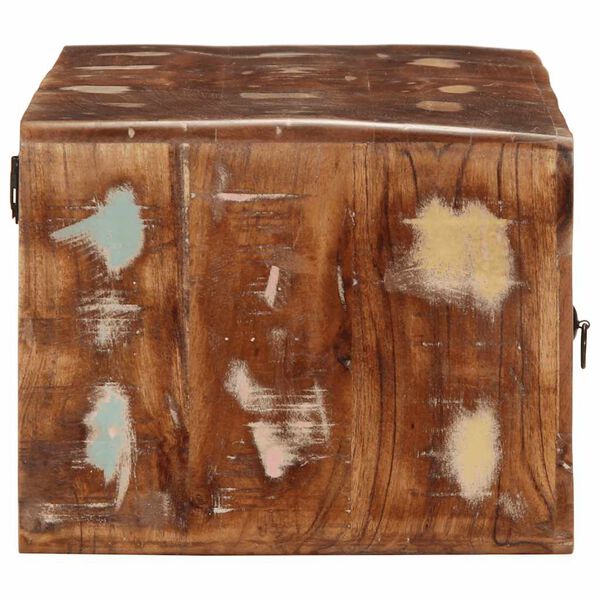 vidaXL Szafka ścienna pod TV 100x32x25 cm lite drewno odzyskane