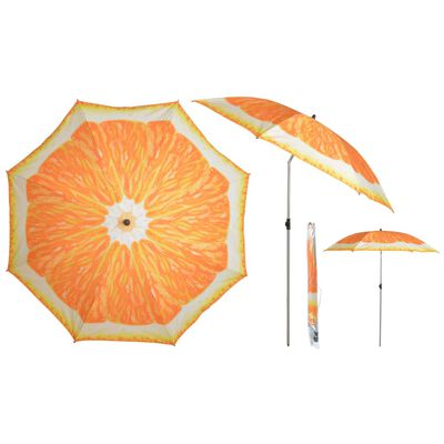Esschert Design Parasol Orange, 184 cm, zielony, TP264