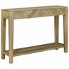 vidaXL Konsola Naturalna szarość 110 x 30 x 80 cm Drewno z mango
