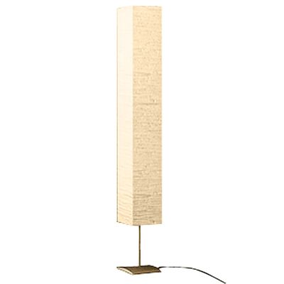 vidaXL Lampa podłogowa ze stalową podstawą, 170 cm, beżowa