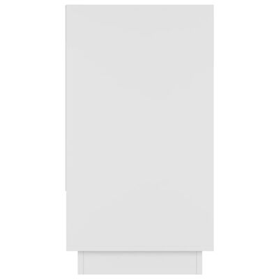 vidaXL Szafka na wysoki połysk, biała, 70x41x75 cm, płyta wiórowa