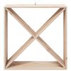 vidaXL Regał na wino 4 pcs Naturalny 62 x 25 x 62 cm