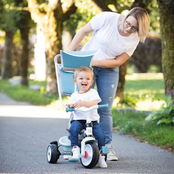 Smoby Rowerek trójkołowy 3-w-1 Baby Balade Plus, niebieski