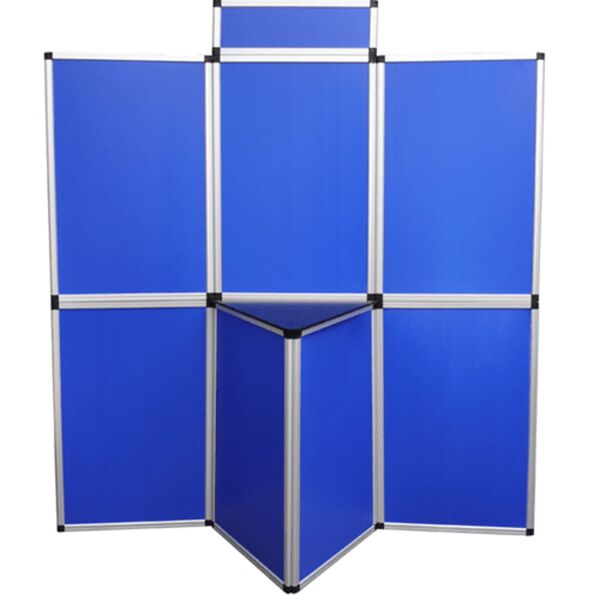 Ścianka ekspozycyjna 180 x 200 niebieska