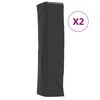 vidaXL Pokrowce na grzejnik w kształcie piramidy, 2 szt., 58x58x228 cm