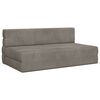 vidaXL Składana Sofa Ł&oacute;żko jasnoszary 152 x 86,5 x 60 cm tkanina