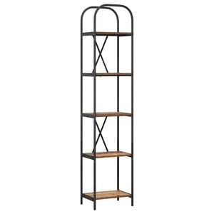 vidaXL P&oacute;łka na książki 5 poziomy 40 x 30 x 183 cm Drewno inżynieryjne