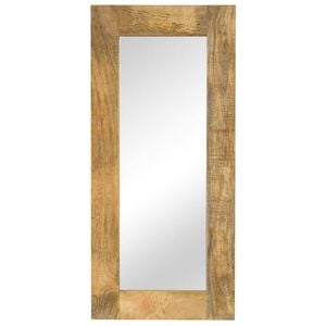 vidaXL Lustro z ramą z litego drewna mango, 50 x 110 cm