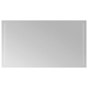 vidaXL Lustro łazienkowe LED przezroczysty 90 x 50 cm szkło hartowane