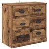 vidaXL Bufet Stare drewno 70 x 35,5 x 67,5 cm Drewno inżynieryjne