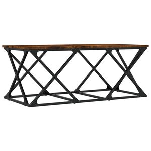 vidaXL Stolik kawowy, przydymiony dąb, 100x49x40 cm