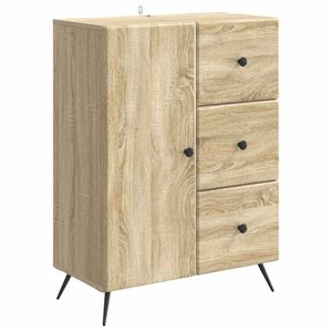 vidaXL Bufet dąb Sonoma 66 x 34,5 x 90 cm Drewno inżynieryjne