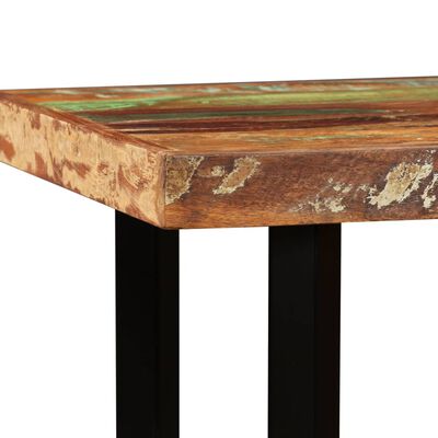 vidaXL Stolik barowy z litego drewna odzyskanego, 120 x 60 x 107 cm