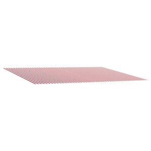 vidaXL Materiał zapasowy do markizy Czerwony i Biały 600 &times; 350 cm