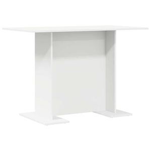 vidaXL St&oacute;ł jadalny Biały 110 x 60 x 75 cm Materiał drewnopochodny