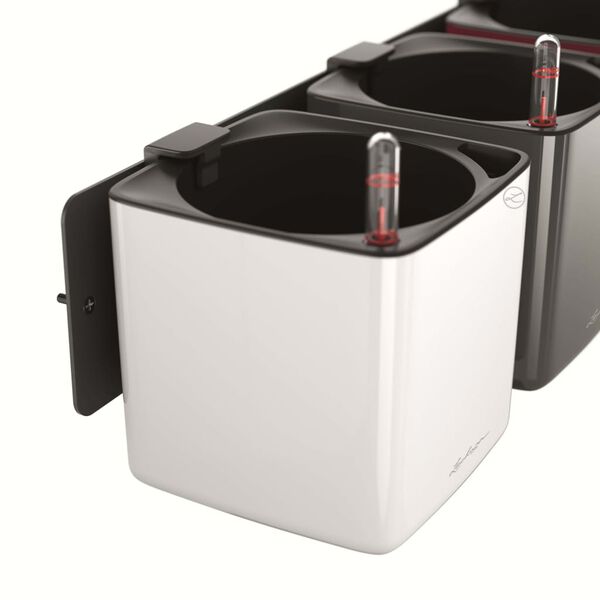 LECHUZA Donice Green Wall Home Kit, 3 szt., błyszczący antracytowy