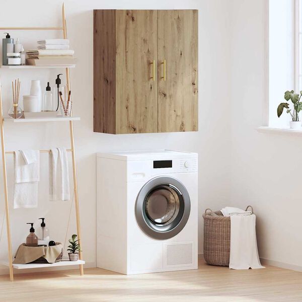 vidaXL Szafka ścienna Dąb rzemieślniczy 69,5 x 34 x 90 cm