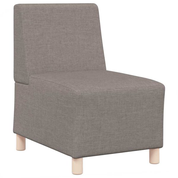 vidaXL Modułowa sofa bez podłokietnik&oacute;w 3 pcs Ciemnoszary