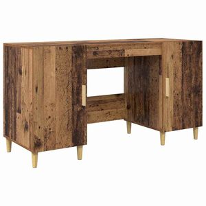 vidaXL Biurko Stare drewno Drewno inżynieryjne 140 x 50 x 75 cm