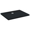 vidaXL Brodzik prysznicowy z kropeczkami 90 x 70 x 4 cm ABS Czarny