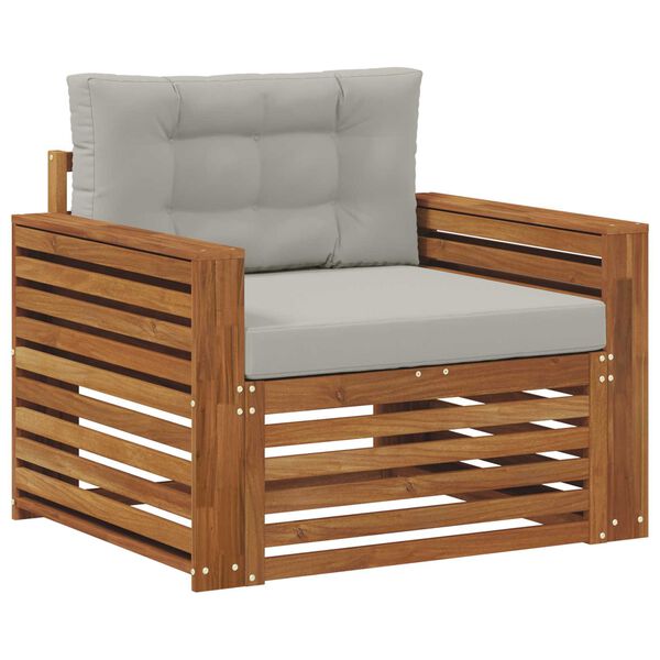 vidaXL Zestaw sof na zewnątrz Lite drewno akacjowe i poliester