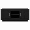 vidaXL Szafka pod telewizor Czarny Dąb 102 x 35 x 45 cm
