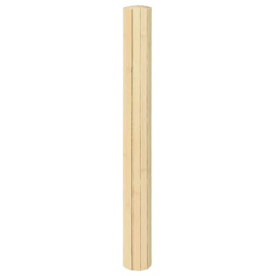 vidaXL Dywan prostokątny, jasny naturalny, 60x500 cm, bambusowy