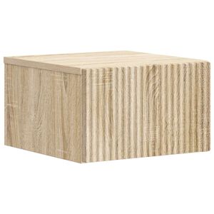 vidaXL Wisząca Szafka Nocna z szufladą dąb Sonoma 33 x 34,5 x 20 cm