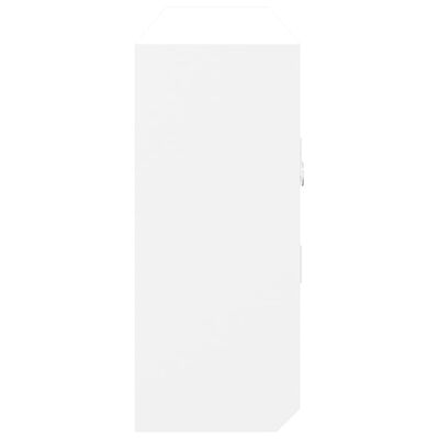 vidaXL Szafka na klucze, biała, 40x8,5x20 cm