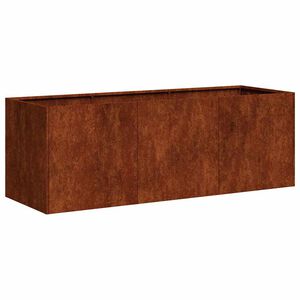 vidaXL Doniczka Rusty 120x40x40 cm Stal nierdzewna