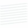 vidaXL P&oacute;łki na książki, 8 szt., białe, 100x10x1,5 cm, płyta wi&oacute;rowa