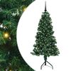 vidaXL Rogowa Sztuczna Choinka z podstawą Zielony 150 cm PVC i Metal