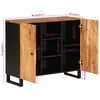 vidaXL Szafka z 2 drzwiczek, 90x33x75 cm, lite drewno akacjowe